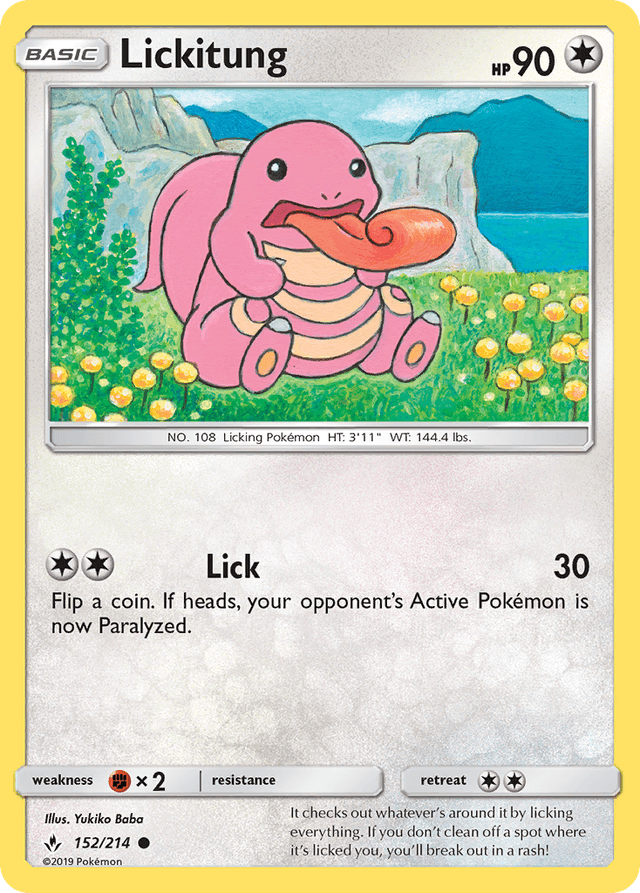Carta Lickitung 152/214 do set Unbroken Bonds — Pokémon TCG | Bynx