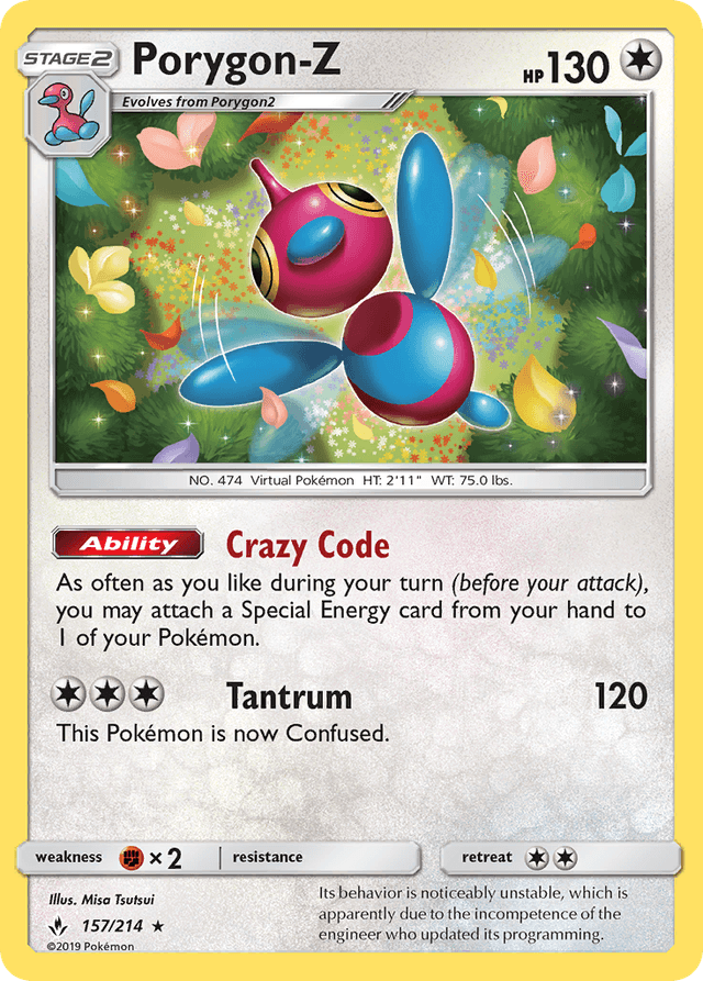 Carta Porygon-Z 157/214 do set Unbroken Bonds — Pokémon TCG | Bynx