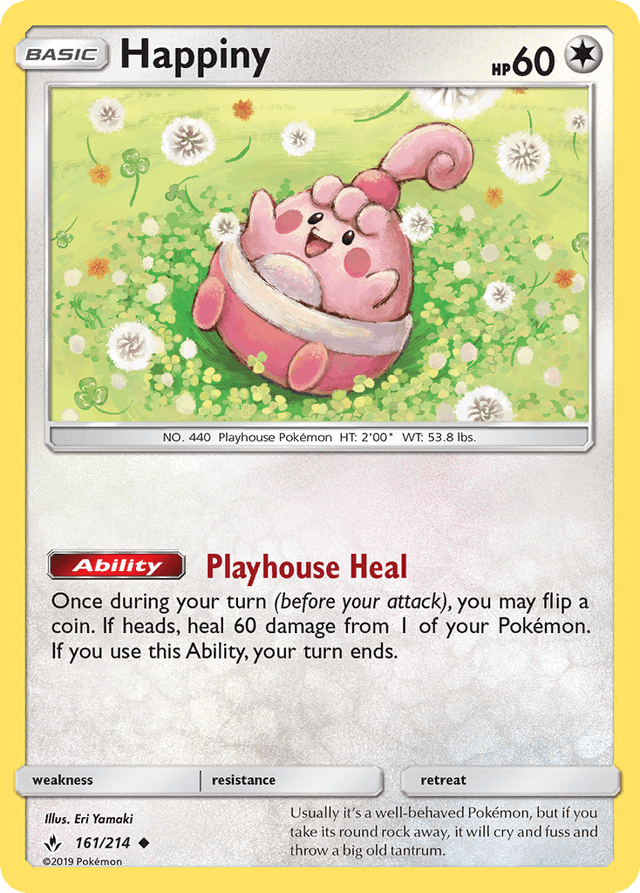Carta Happiny 161/214 do set Unbroken Bonds — Pokémon TCG | Bynx