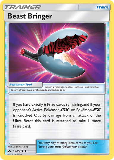 Carta Beast Bringer 164/214 do set Unbroken Bonds — Pokémon TCG | Bynx