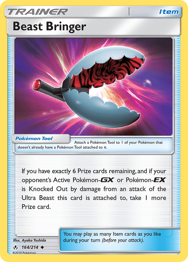Carta Beast Bringer 164/214 do set Unbroken Bonds — Pokémon TCG | Bynx
