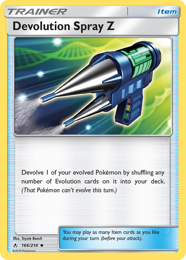 Carta Devolution Spray Z 166/214 do set Unbroken Bonds — Pokémon TCG | Bynx