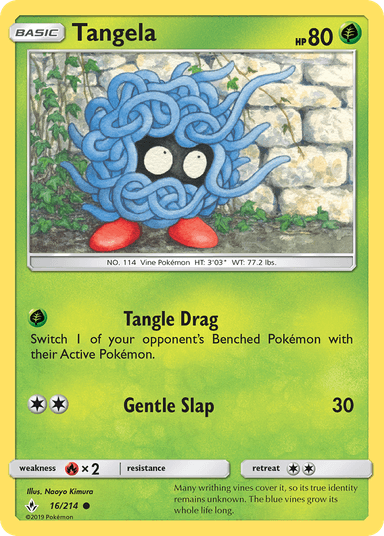 Carta Tangela 16/214 do set Unbroken Bonds — Pokémon TCG | Bynx