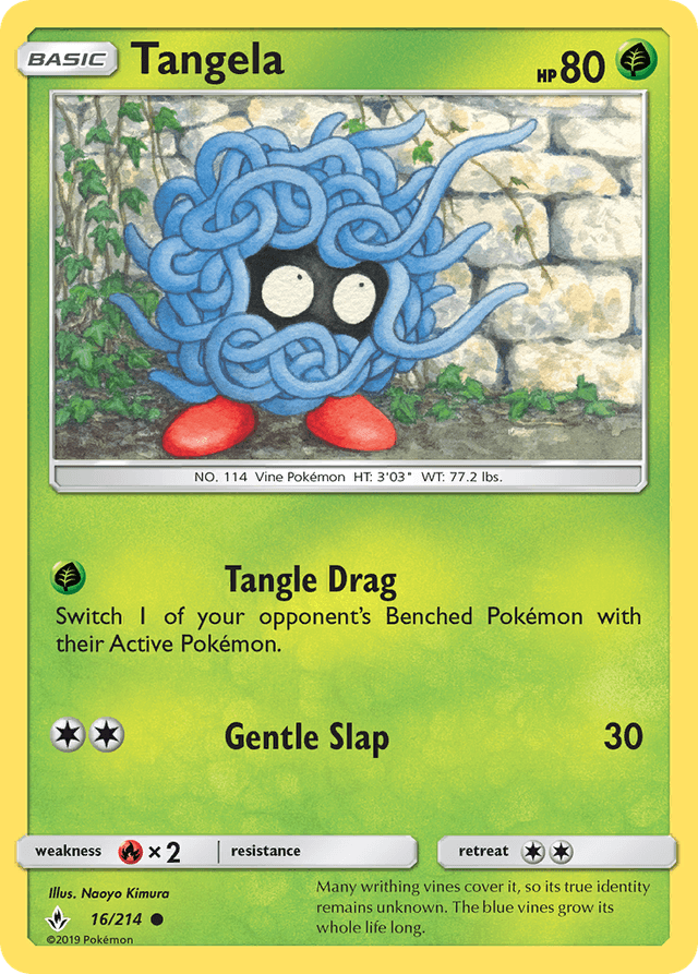 Carta Tangela 16/214 do set Unbroken Bonds — Pokémon TCG | Bynx