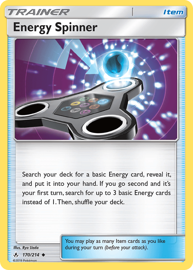 Carta Energy Spinner 170/214 do set Unbroken Bonds — Pokémon TCG | Bynx