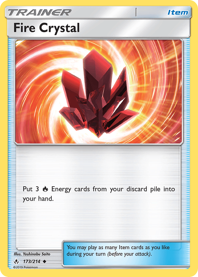 Carta Fire Crystal 173/214 do set Unbroken Bonds — Pokémon TCG | Bynx