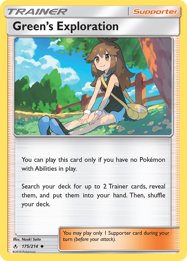 Carta Green's Exploration 175/214 do set Unbroken Bonds — Pokémon TCG | Bynx
