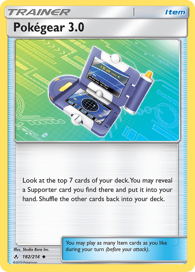 Carta Pokégear 3.0 182/214 do set Unbroken Bonds — Pokémon TCG | Bynx