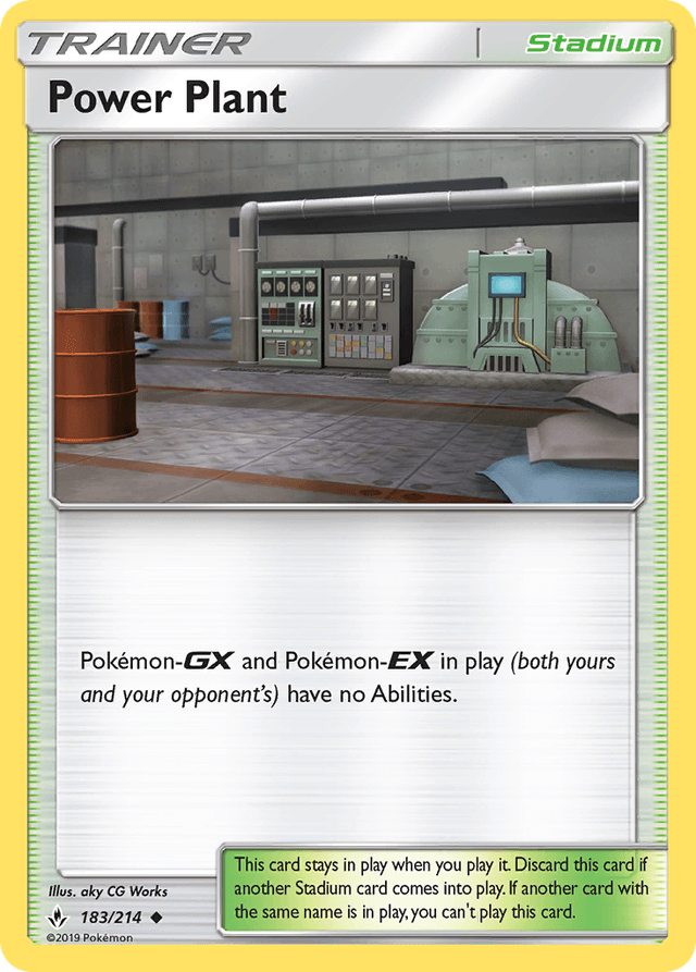 Carta Power Plant 183/214 do set Unbroken Bonds — Pokémon TCG | Bynx