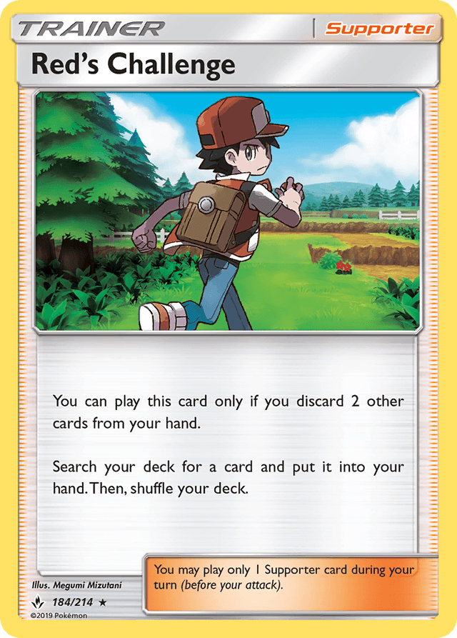 Carta Red's Challenge 184/214 do set Unbroken Bonds — Pokémon TCG | Bynx