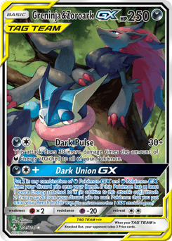 Greninja & Zoroark-GX 201 — Unbroken Bonds
