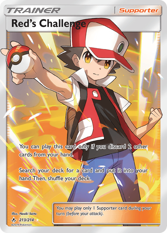 Carta Red's Challenge 213/214 do set Unbroken Bonds — Pokémon TCG | Bynx