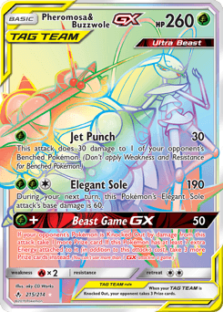 Pheromosa & Buzzwole-GX 215/214 — Elos Inquebráveis