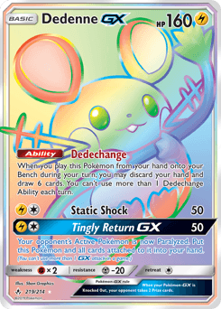 Dedenne-GX 219 — Unbroken Bonds