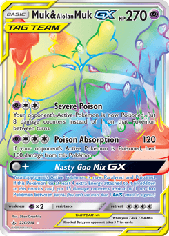 Muk & Alolan Muk-GX 220/214 — Elos Inquebráveis