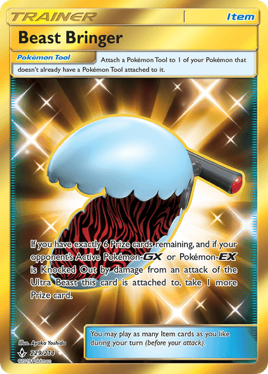 Carta Beast Bringer 229/214 do set Unbroken Bonds — Pokémon TCG | Bynx