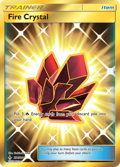 Carta Fire Crystal 231/214 do set Unbroken Bonds — Pokémon TCG | Bynx