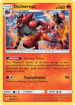 Incineroar 29 — Unbroken Bonds
