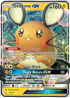 Dedenne-GX 57 — Unbroken Bonds