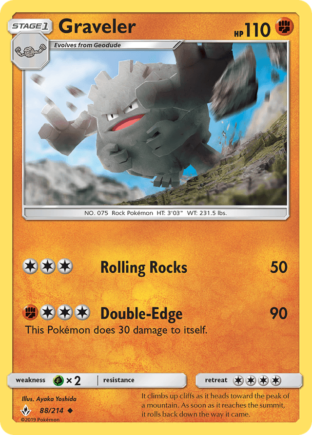 Carta Graveler 88/214 do set Unbroken Bonds — Pokémon TCG | Bynx