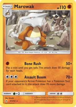 Marowak 91 — Unbroken Bonds
