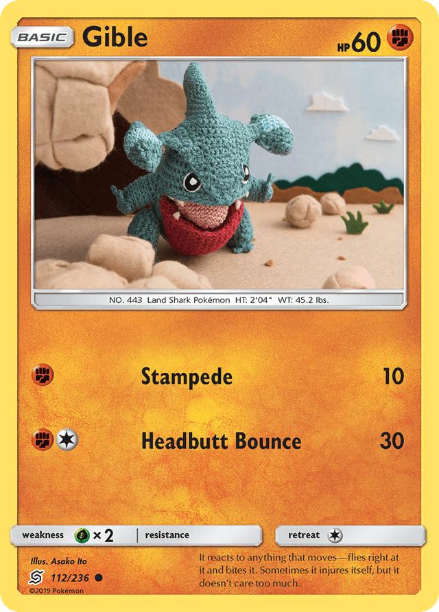Carta Gible 112/236 do set Unified Minds — Pokémon TCG | Bynx