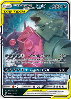 Mega Sableye & Tyranitar-GX 126 — Unified Minds