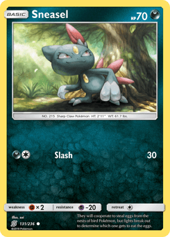 Sneasel 131/236 — Sintonia Mental