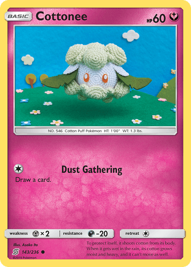 Carta Cottonee 143/236 do set Unified Minds — Pokémon TCG | Bynx