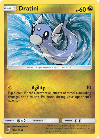 Carta Dratini 147/236 do set Unified Minds — Pokémon TCG | Bynx