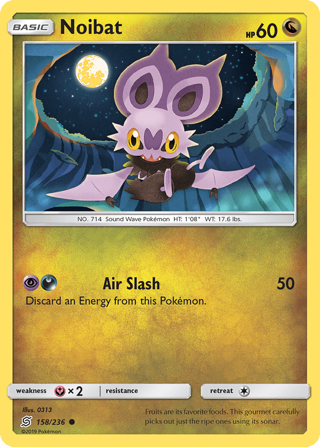 Carta Noibat 158/236 do set Unified Minds — Pokémon TCG | Bynx