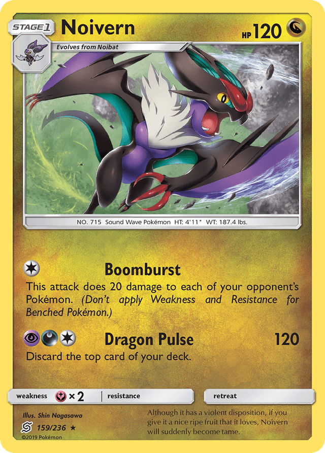 Carta Noivern 159/236 do set Unified Minds — Pokémon TCG | Bynx