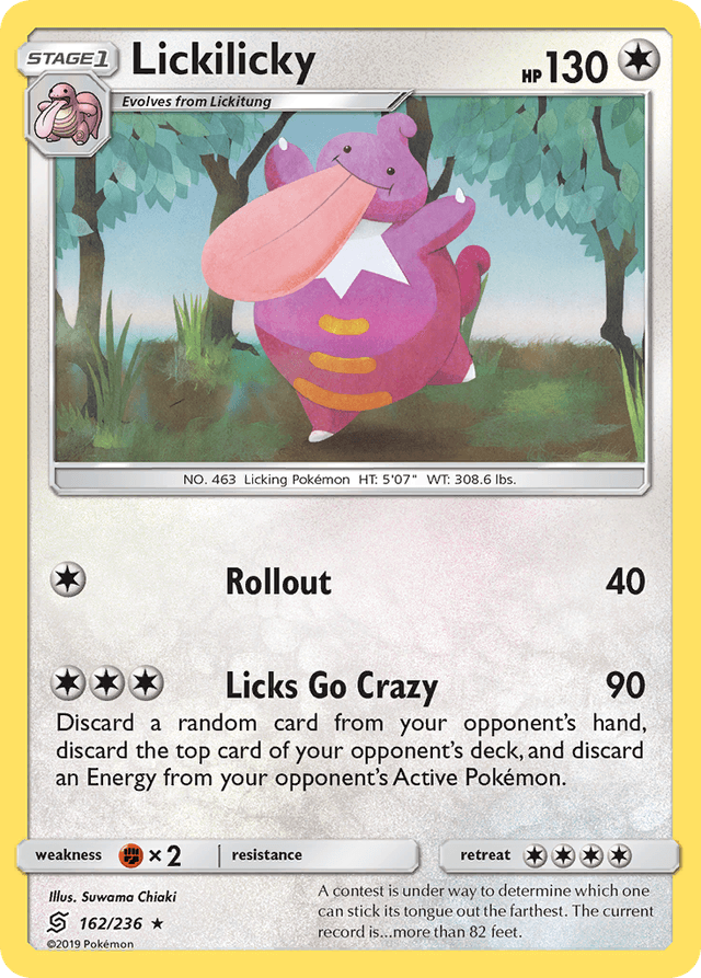 Carta Lickilicky 162/236 do set Unified Minds — Pokémon TCG | Bynx