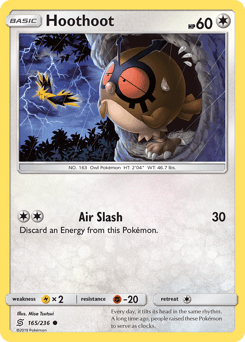 Hoothoot 165/236 — Sintonia Mental