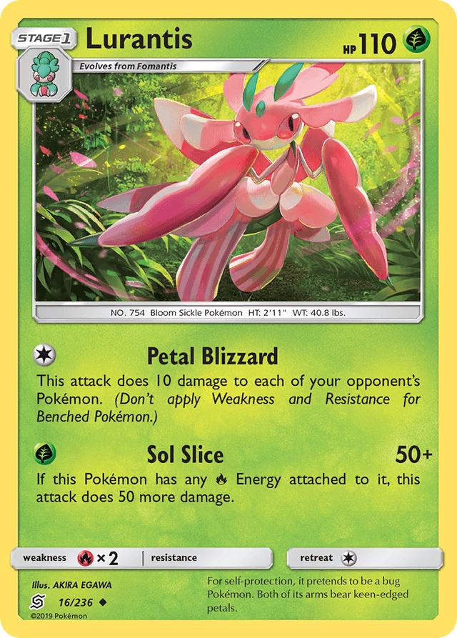 Carta Lurantis 16/236 do set Unified Minds — Pokémon TCG | Bynx