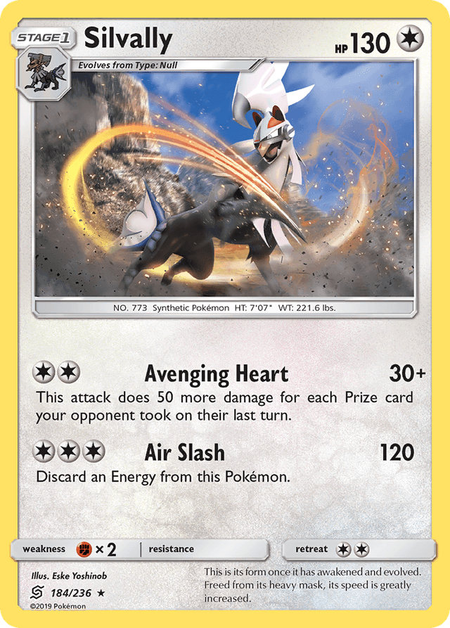 Carta Silvally 184/236 do set Unified Minds — Pokémon TCG | Bynx