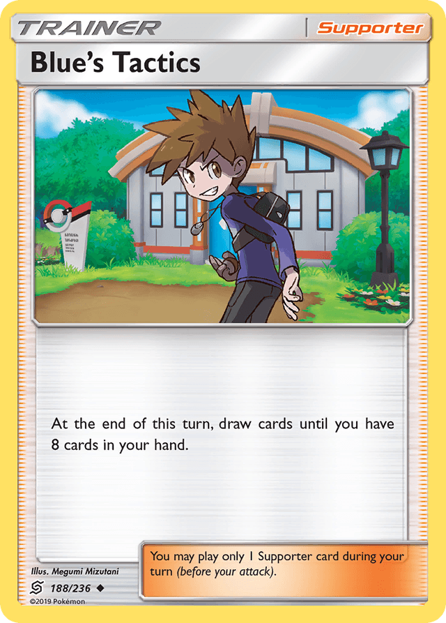 Carta Blue's Tactics 188/236 do set Unified Minds — Pokémon TCG | Bynx
