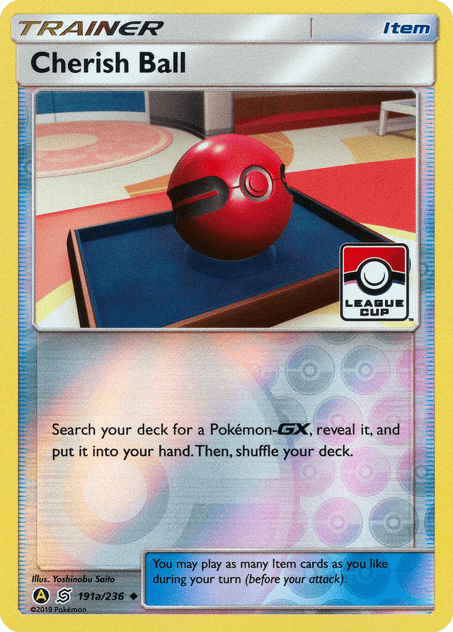 Carta Cherish Ball 191a/236 do set Unified Minds — Pokémon TCG | Bynx