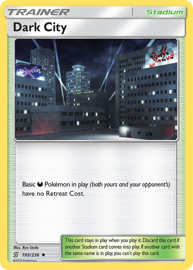 Carta Dark City 193/236 do set Unified Minds — Pokémon TCG | Bynx