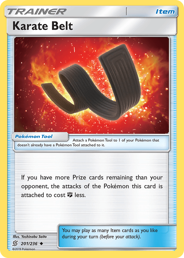 Carta Karate Belt 201/236 do set Unified Minds — Pokémon TCG | Bynx