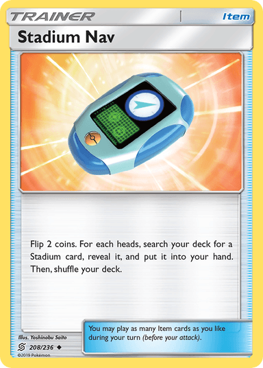 Carta Stadium Nav 208/236 do set Unified Minds — Pokémon TCG | Bynx