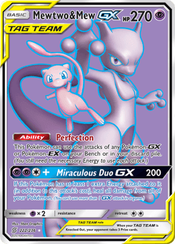 Mewtwo & Mew-GX 222 — Unified Minds