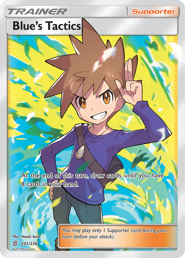 Carta Blue's Tactics 231/236 do set Unified Minds — Pokémon TCG | Bynx