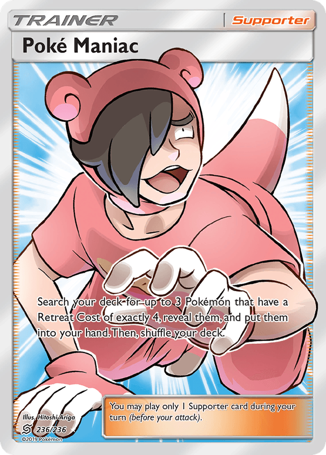 Carta Poké Maniac 236/236 do set Unified Minds — Pokémon TCG | Bynx