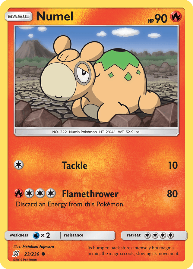 Carta Numel 23/236 do set Unified Minds — Pokémon TCG | Bynx