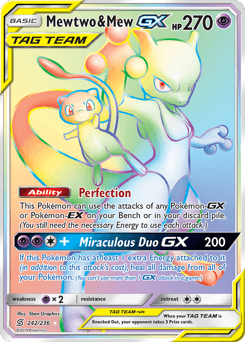 Mewtwo & Mew-GX 242 — Unified Minds