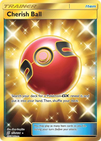 Carta Cherish Ball 250/236 do set Unified Minds — Pokémon TCG | Bynx