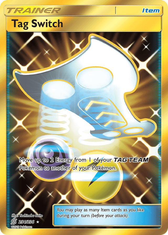 Carta Tag Switch 254/236 do set Unified Minds — Pokémon TCG | Bynx
