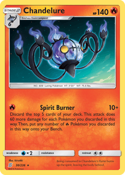 Chandelure 30/236 — Sintonia Mental