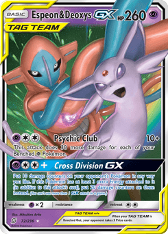 Espeon & Deoxys-GX 72/236 — Sintonia Mental